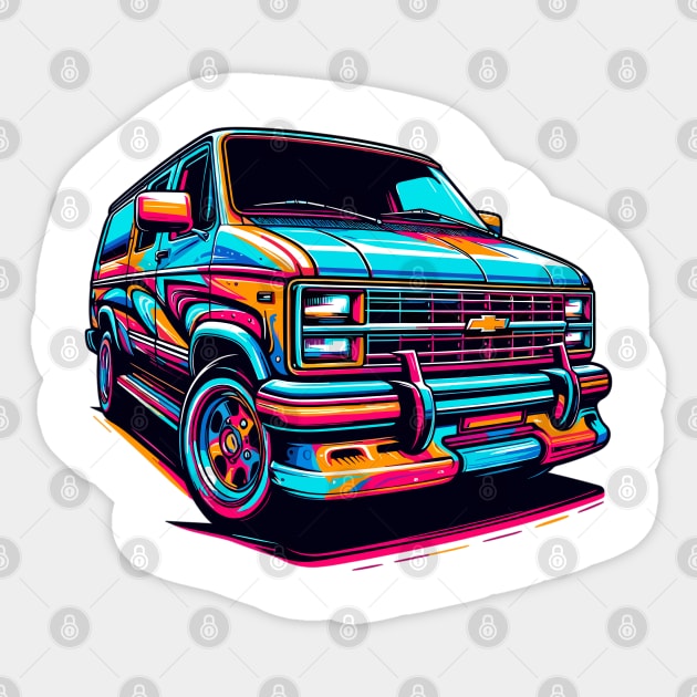 Chevrolet Astro Sticker by Vehicles-Art